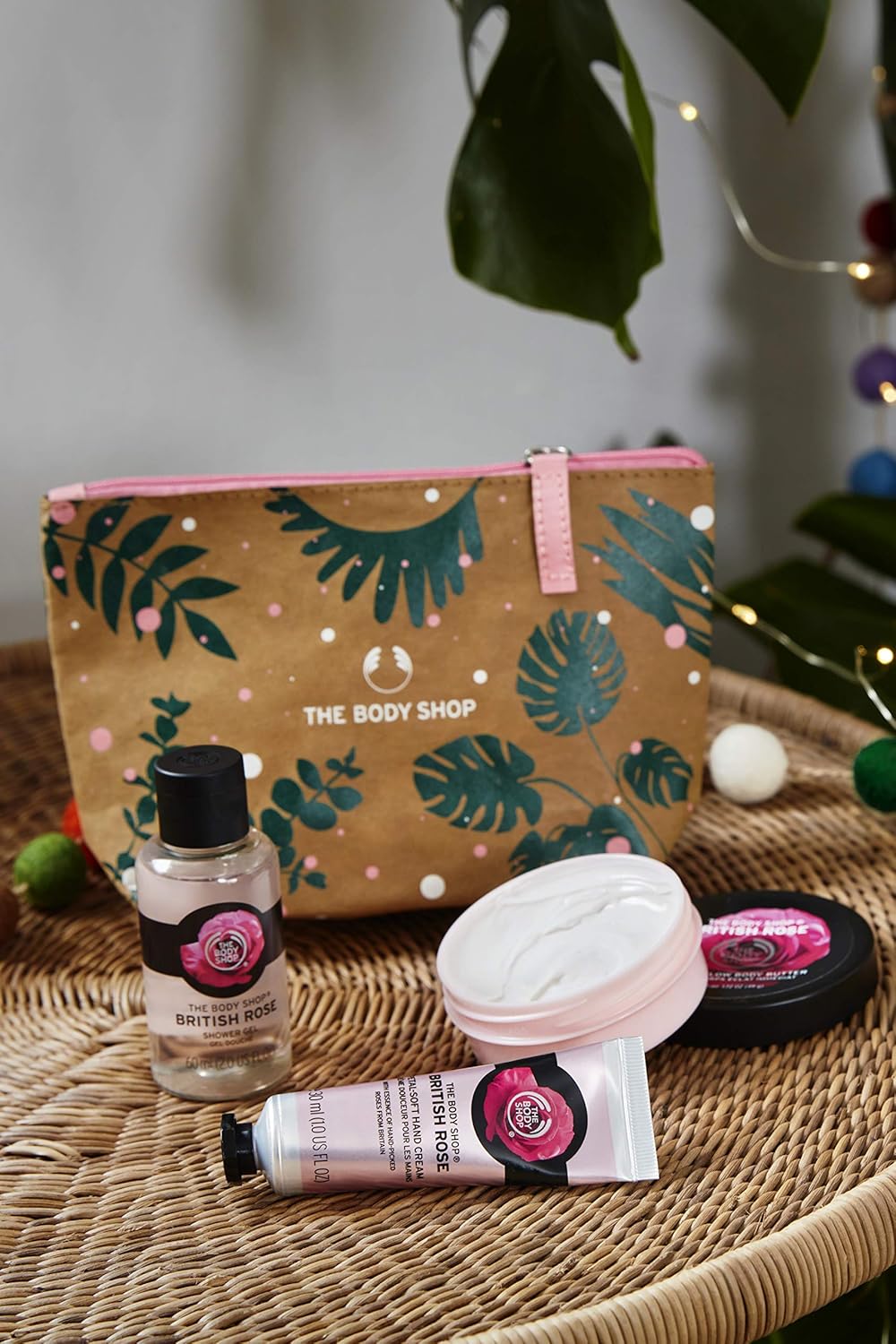 The Body Shop Hand Picked British Rose Holiday Beauty Bag, 4.73 Fl Oz, 4 Piece Set - Image 3