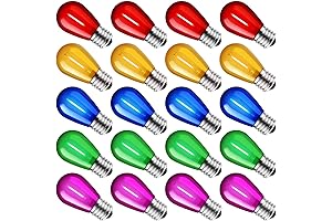 Minetom Replacement LED Edison Christmas Lights Bulbs for Strings, Spools or Strands