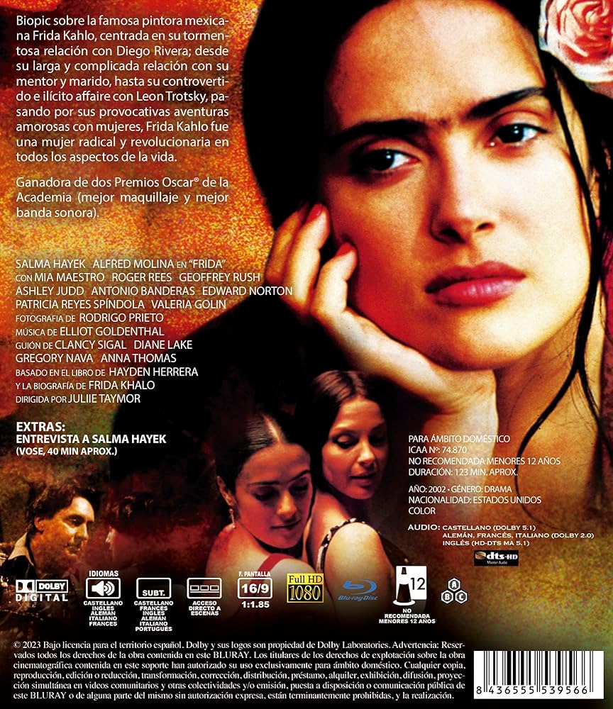 Amazon.com: Frida [Blu-ray] : Ashley Judd, Edward Norton