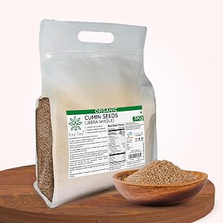 Pure Tree Certified Organic Jeera Seeds | 5 Kg / 5000 g | Cumin Seeds | Sabut Jeera Whole Spices | Jeelakarra | Zeera | For Curries & Veg