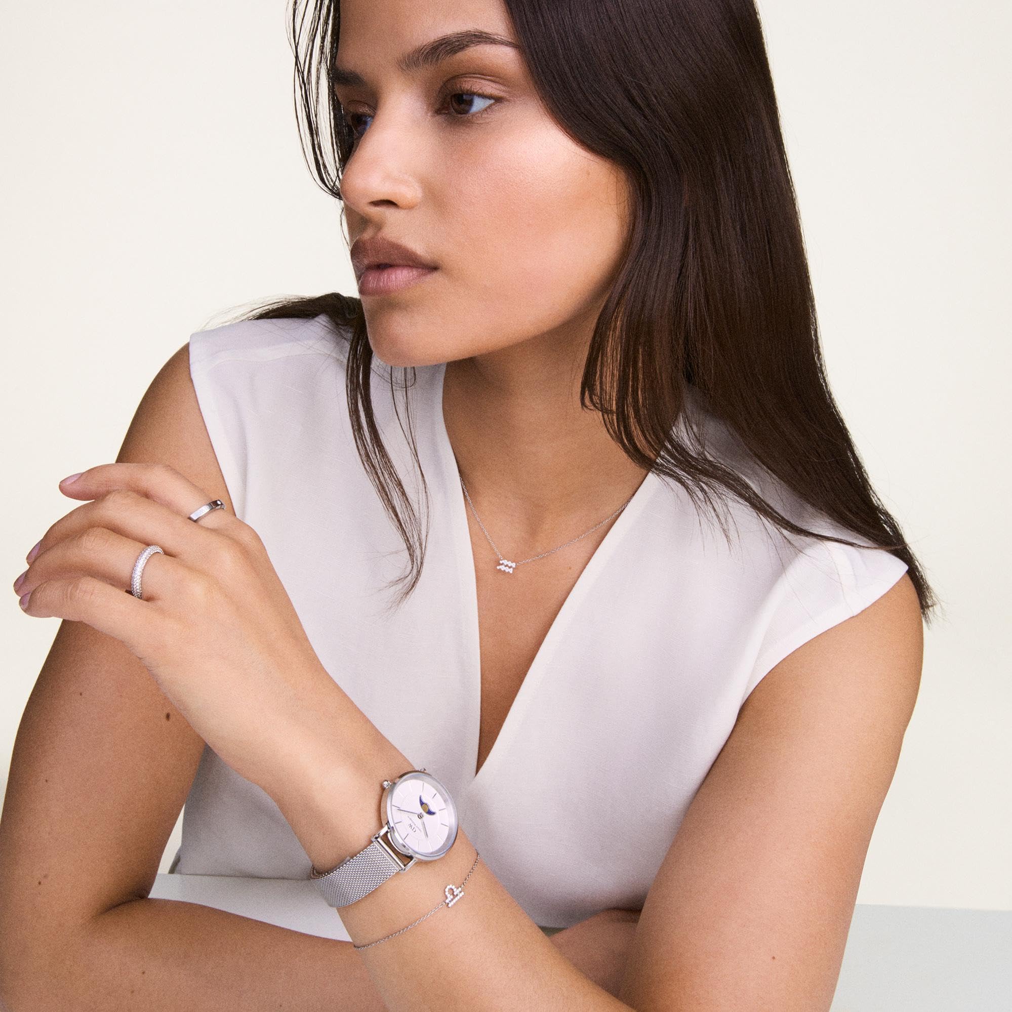 Daniel Wellington Damen-Uhren Analog Quarz