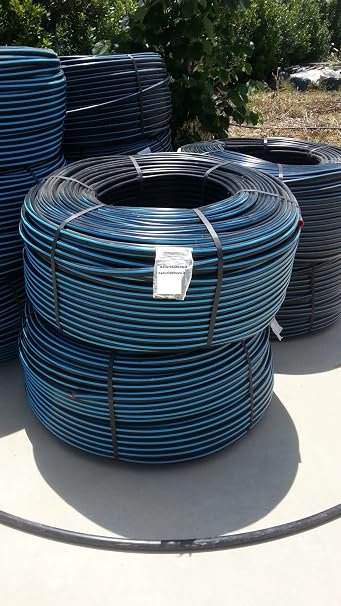 DI GIULIO SRL Tubo Irrigazione A Goccia 50 Metri - Ala Gocciolante 16 Mm, Passo 40, Nera, Per Orto E Giardino