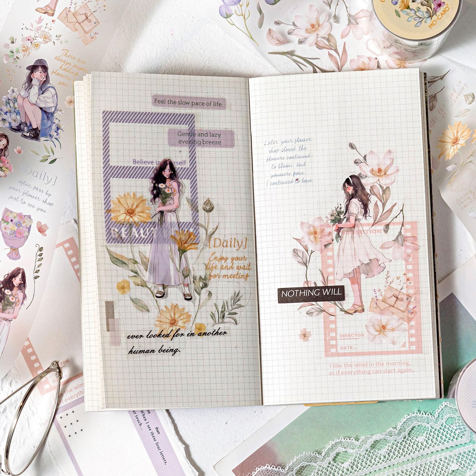 ロールシール、PETテープまとめ売り約107本+メモ等