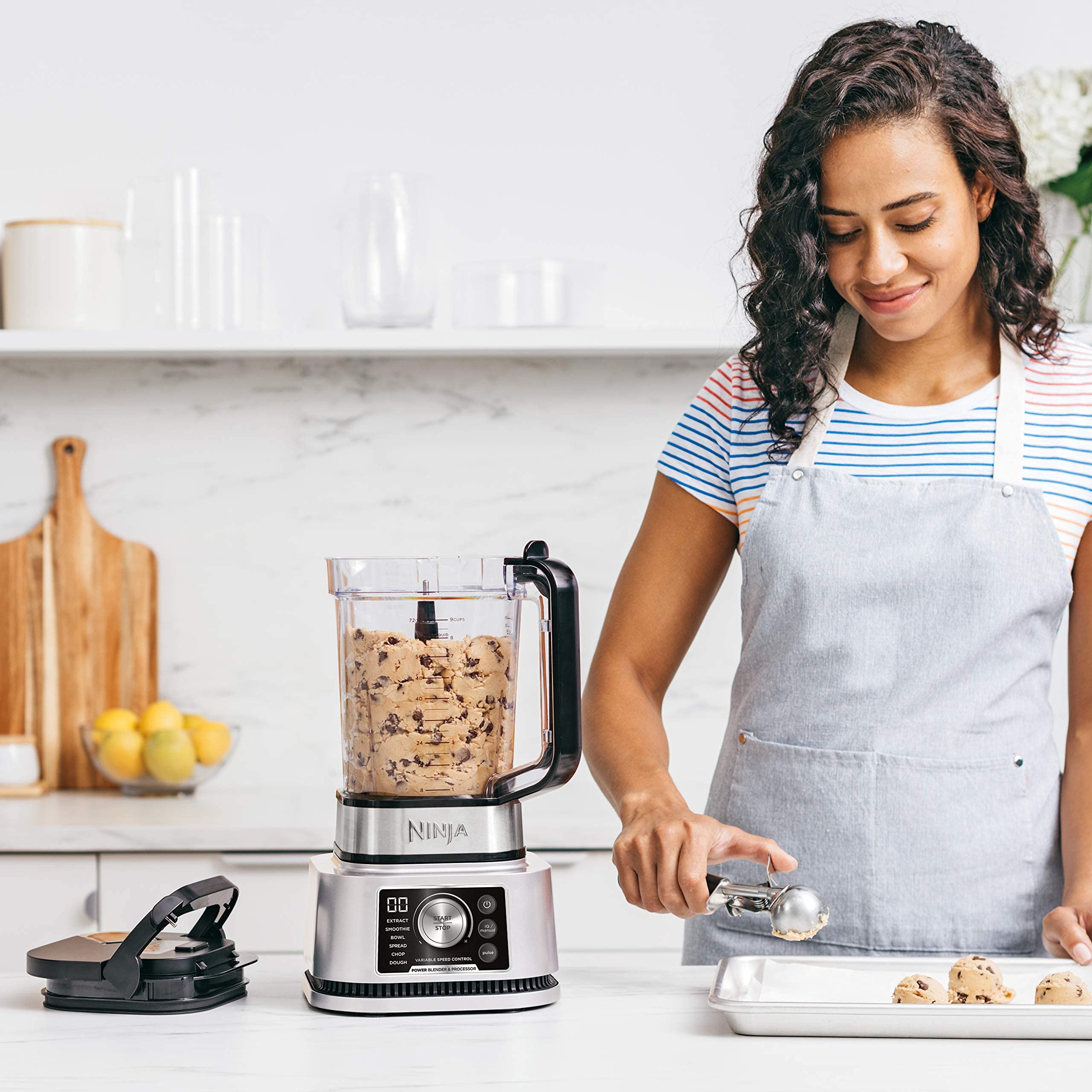 Ninja SS351 Foodi Power Pitcher System, Smoothie Bowl Maker, 4in1