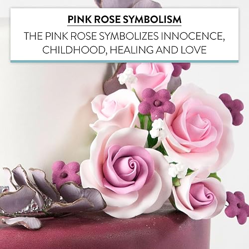 Miniatura 4 de Global Sugar Art Ramo de flores para pastel de azúcar rosa y lavanda, 1 unidad por el chef Alan Tetreault