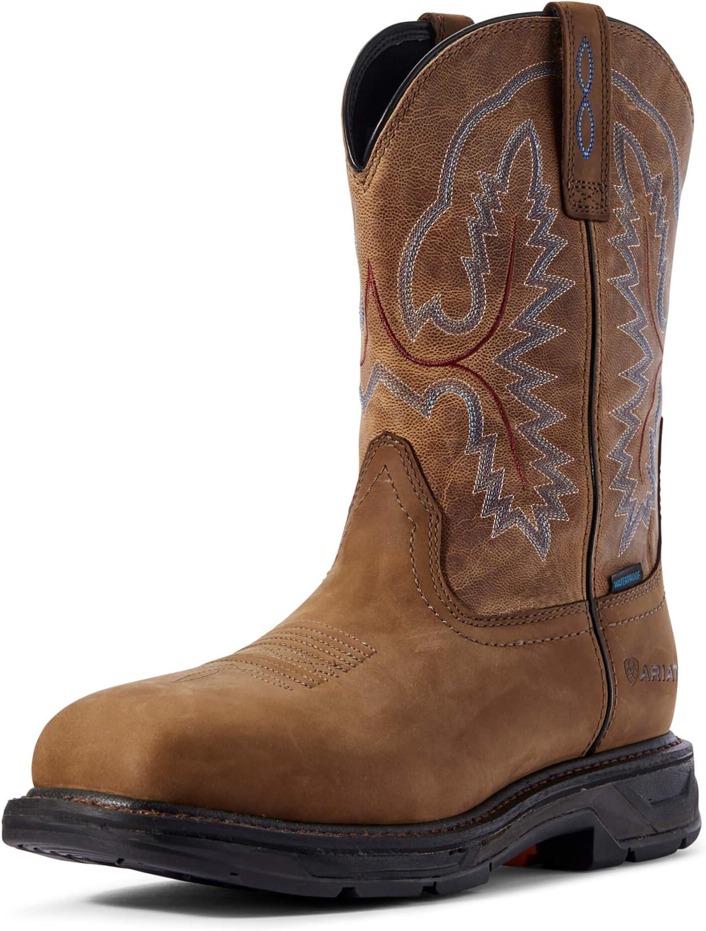 ARIATMen's Workhog Xt Waterproof Work Boot Brown