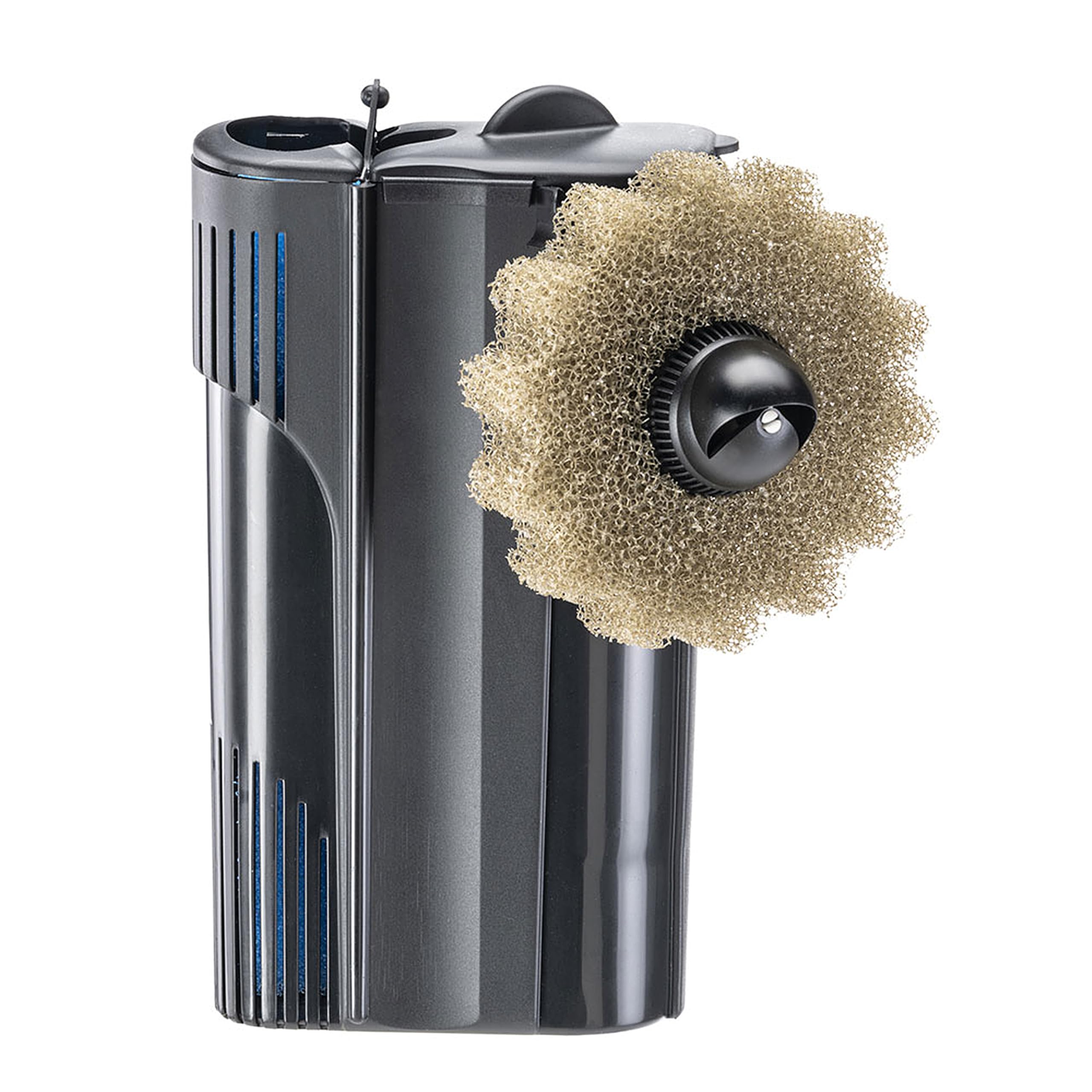 Hydor Aquarium Filter max 70 l. Sponge and Adsorben for Clean, Crystal-Clear Water, Pump Filter Material universal Hook included