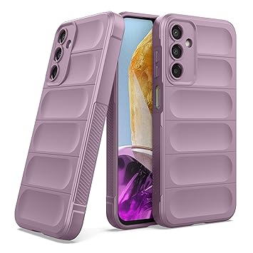 Zapcase Back Case Cover for Samsung Galaxy M35 5G | Compatible for Samsung M35 5G Back Cover | Liquid Silicon Magic Case with Camera Protection | Lavender - image, photos
