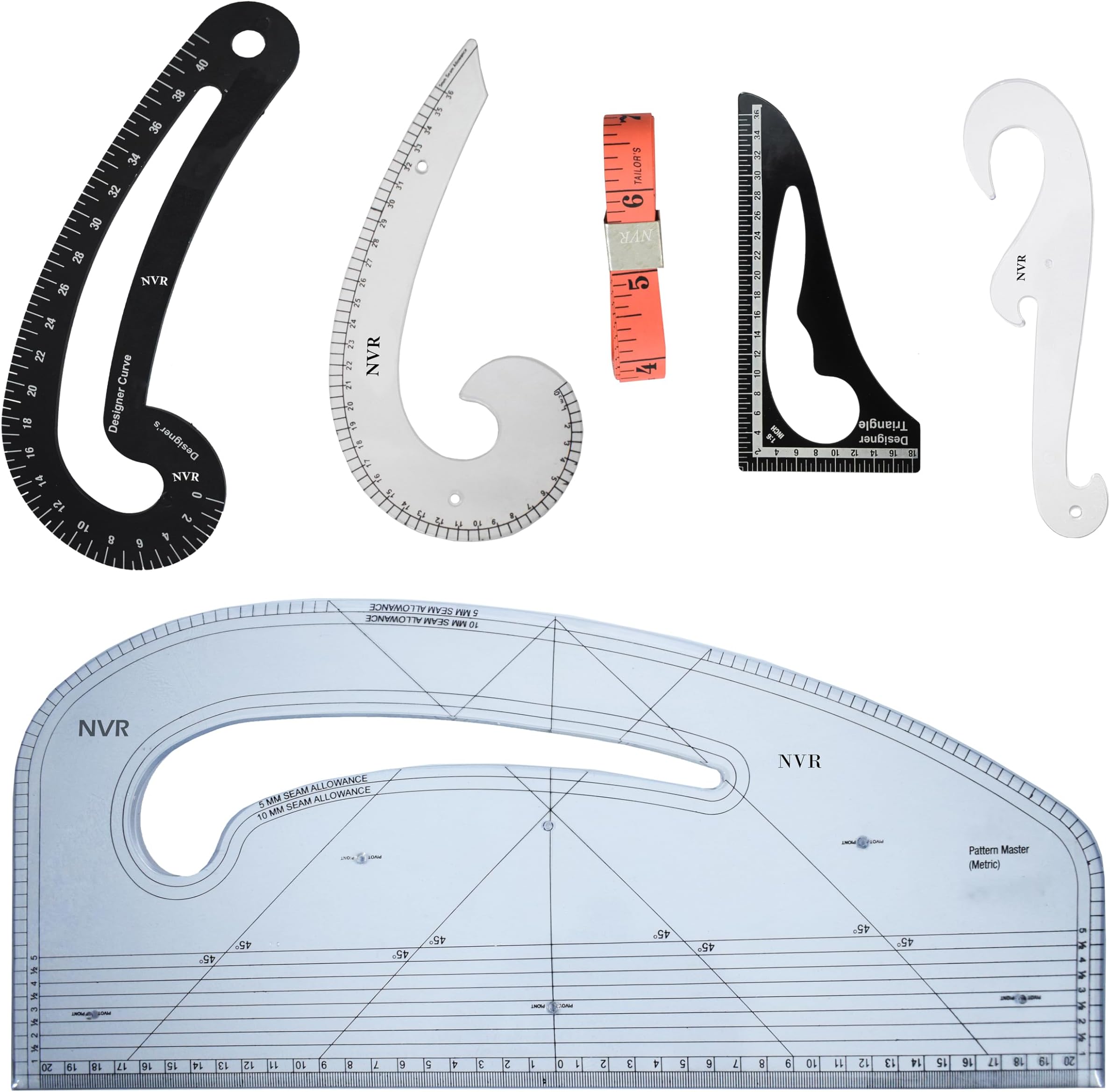 NVR Professional Tailoring set of Pattern Master (Metric), Armholes ...