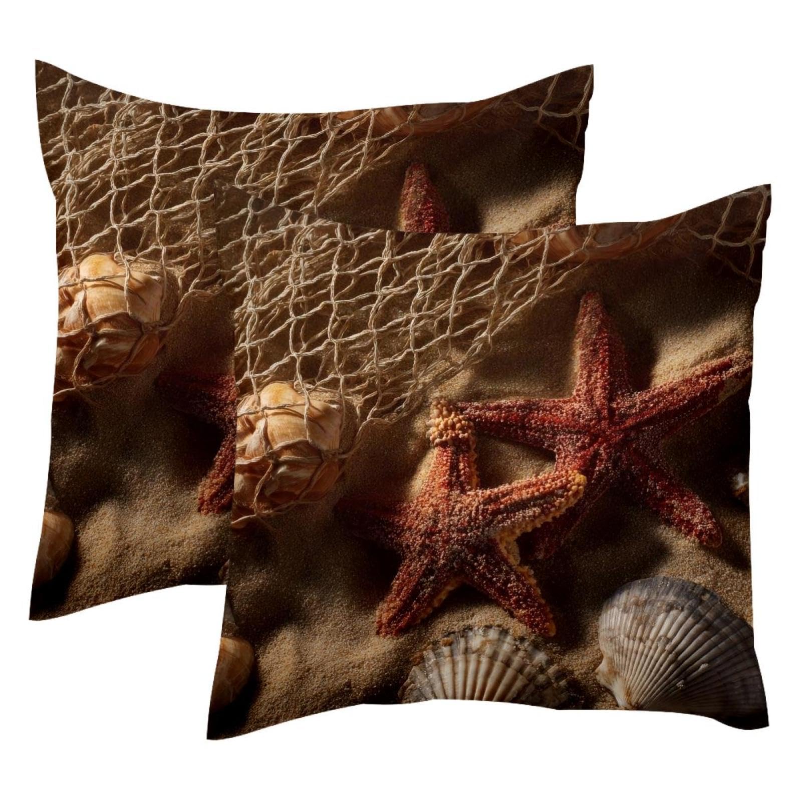 Fundas de cojín de estrella de mar para decorar el sofá de su salón moderno 1