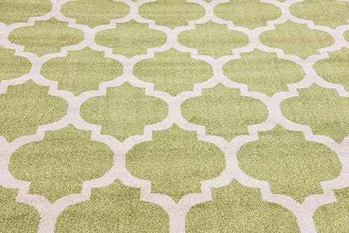 Vista 381 de Unique Loom Trellis Collection - Alfombra estilo marroquí de enrejado gris oscuro (8' 0 pies x 11' 0 pies)