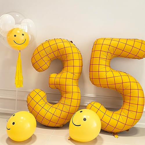 Vista 25 de 40" Macaron purple Number Balloons Helium Foil Mylar Balloon Birthday Party banquet Decoration 9