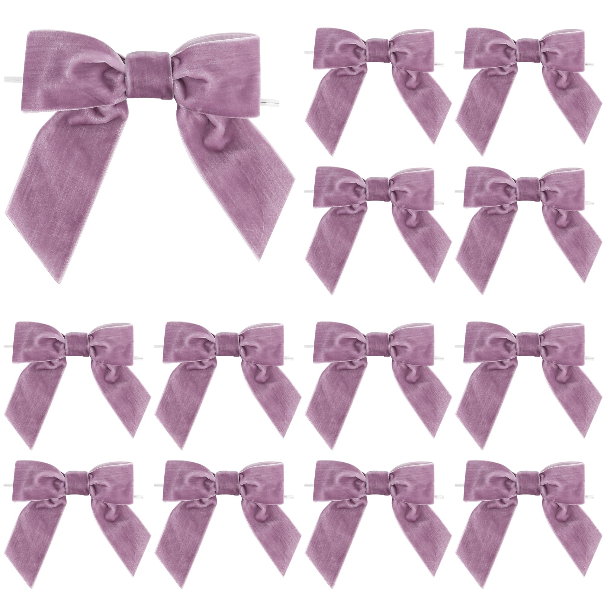 Amazon.com: AIMUDI Lilac Velvet Bows 4.5