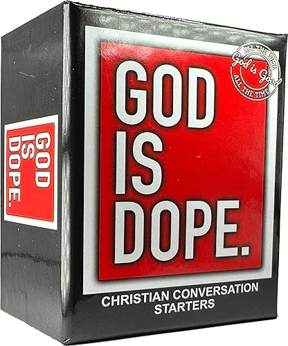 God Is Dope - Juego de trivia bíblica y conversación cristiana para la iglesia, parejas y reuniones familiares, gran regalo cristiano, preguntas que