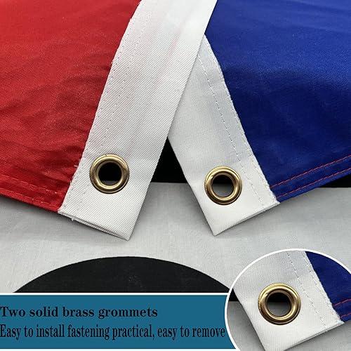 Miniatura 5 de Banderas abiertas para negocios de 3 x 5 para exteriores, doble cara, 3 capas, resistentes, banderas abiertas para exteriores con 2 ojales de latón,