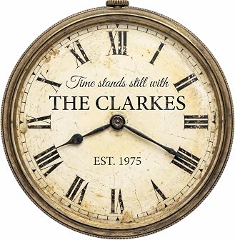 Vintage Plaque Wall Clocks
