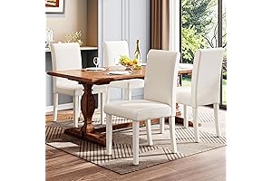White Velvet Tufted Dining Chairs