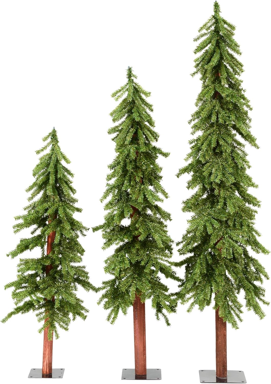 Vickerman 4' 5' 6' Natural Alpine Artificial Christmas Tree