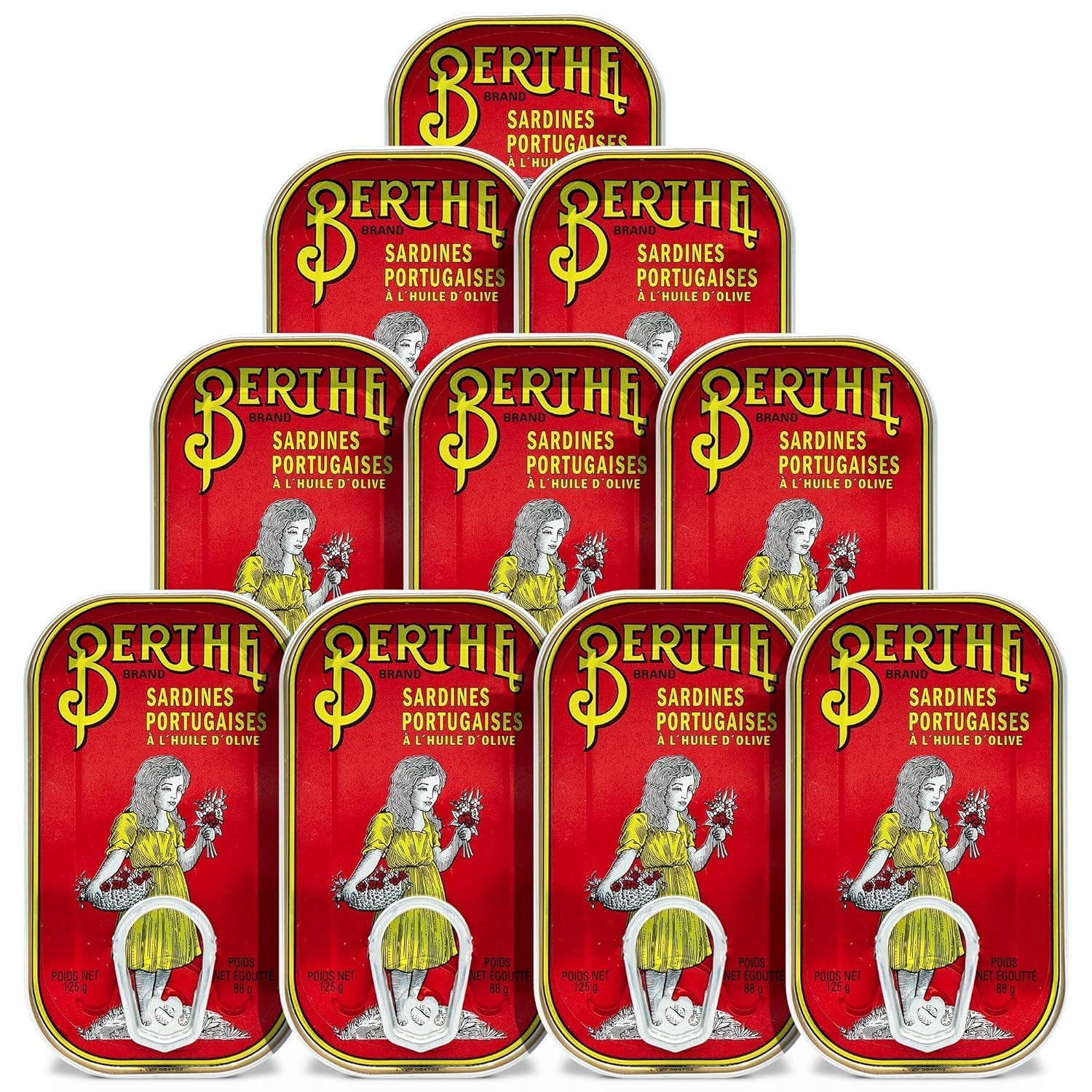 Berthe Sardinen in Olivenöl 10 x 125 g Portugal
