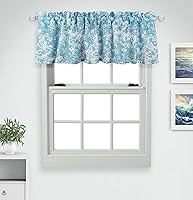 Vista 18 de Aiking Home Cenefas de ventana – 2 paneles de poliéster sólido cenefas de cocina con bolsillo para barra de 2.5 pulgadas para ventanas pequeñas