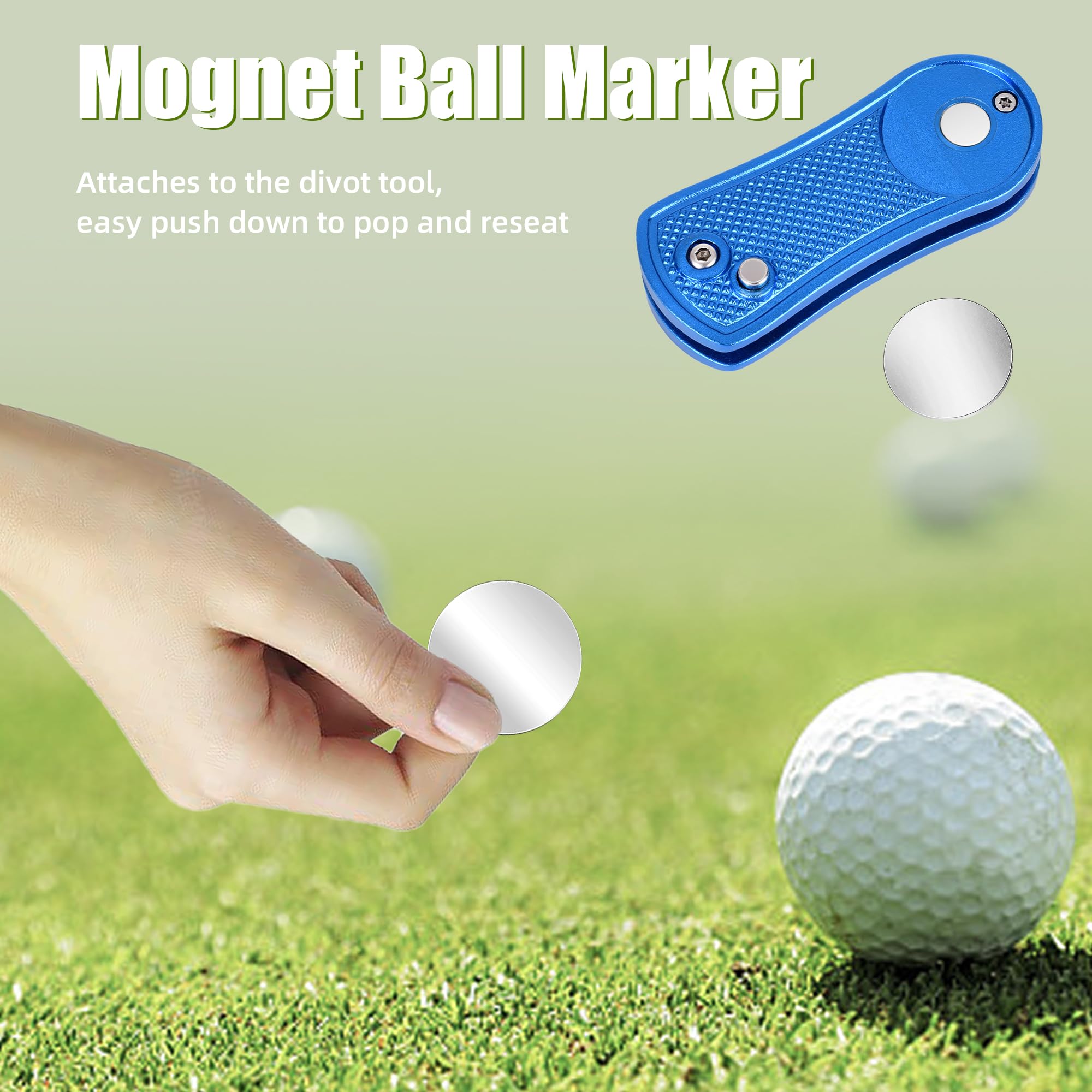 Mile High Life Herramienta de Metal con Marcador magnético de Bolas Golf