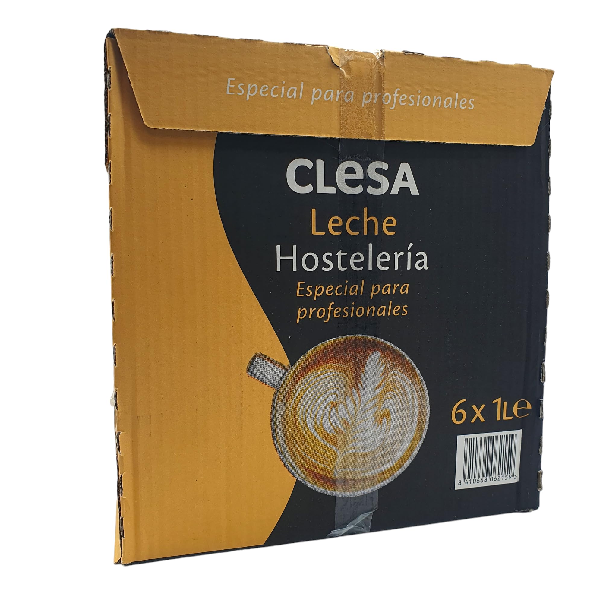 Clesa Leche Semidesnatada Especial Hostelería 6 x 1 L - Tapón Antigoteo