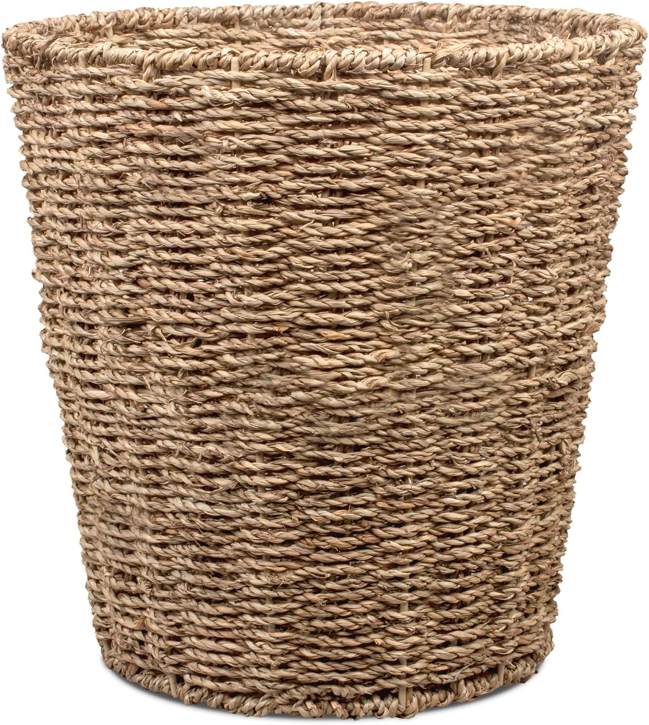 Woodluv Round Seagrass Waste Paper Bin (E01-120)