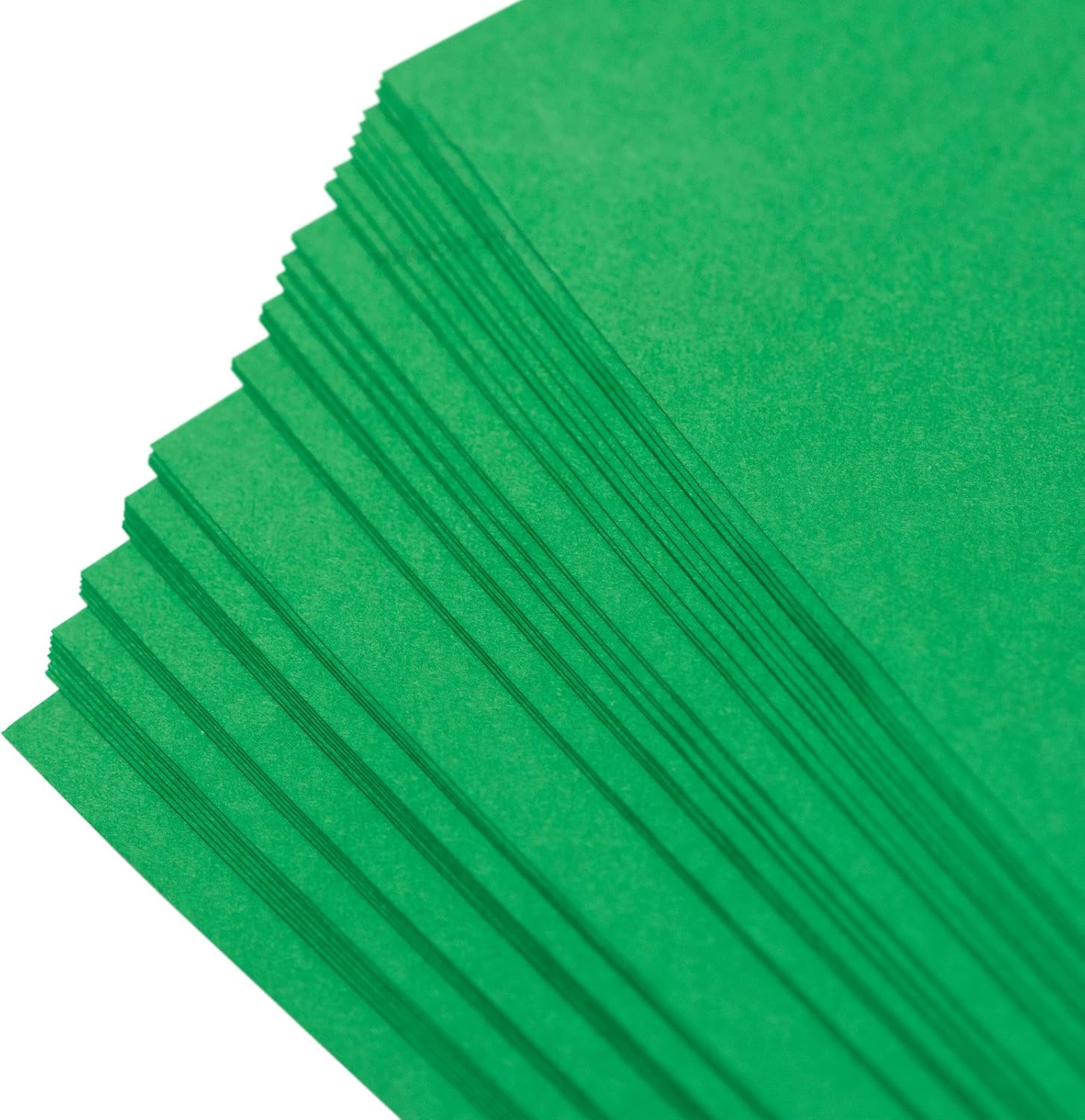 [Pack of 100] Colour A4 160gsm Plain Blank Craft Card Sheets (Asparagus