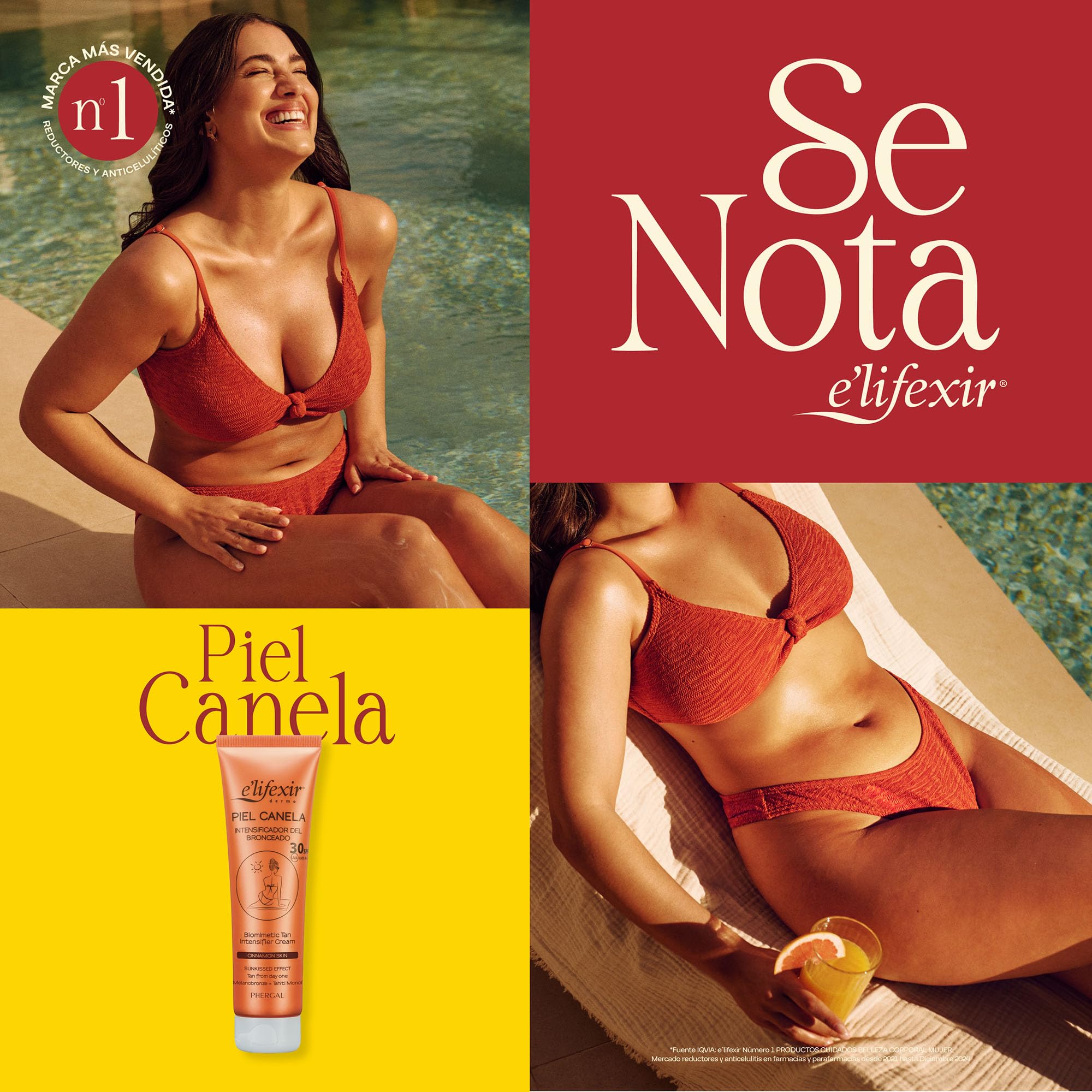 Elifexir Piel Canela SPF 30 Gel Bronceador Waterproof 150ml