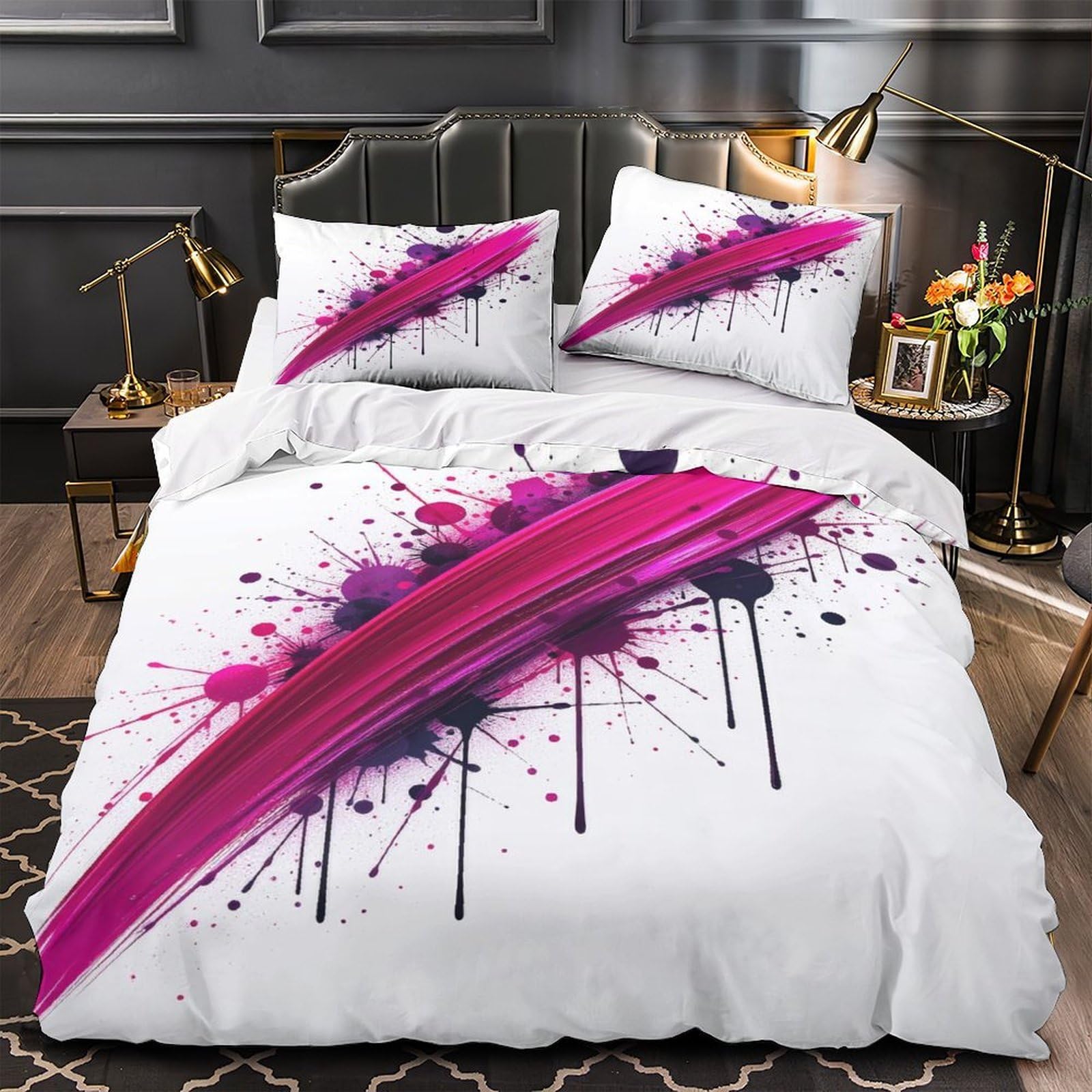 Parure de lit 3D peinture colorée pour chambre ado garçon