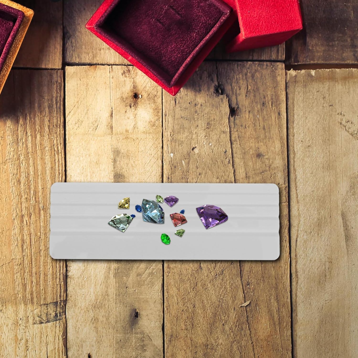 Rhinestone Grading Board for Professionals, White Composite Plastic