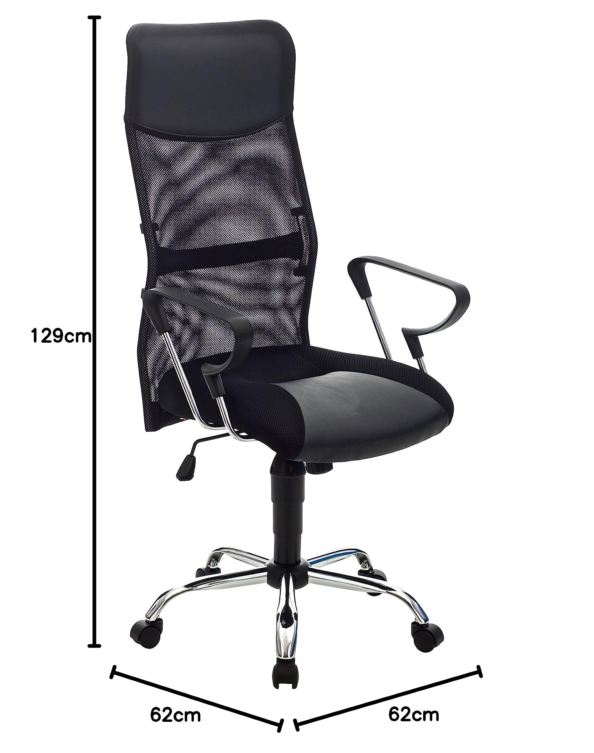 Myoffice Corners Greta Poltrona, Poliuretano, Nera, 62x62x129 cm