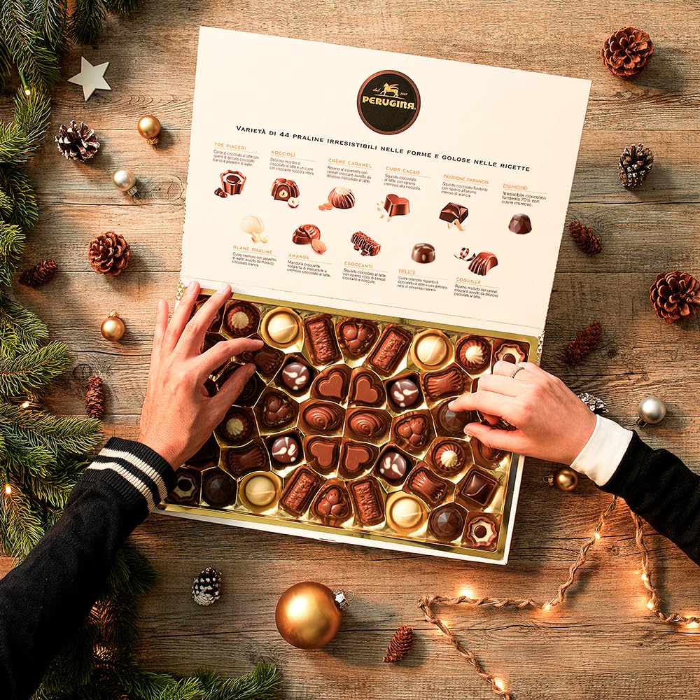 PERUGINA Dolci Scoperte Cioccolatini Assortiti, Scatola Regalo 398g