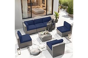 Patio Sectional Furniture Set On Clearance