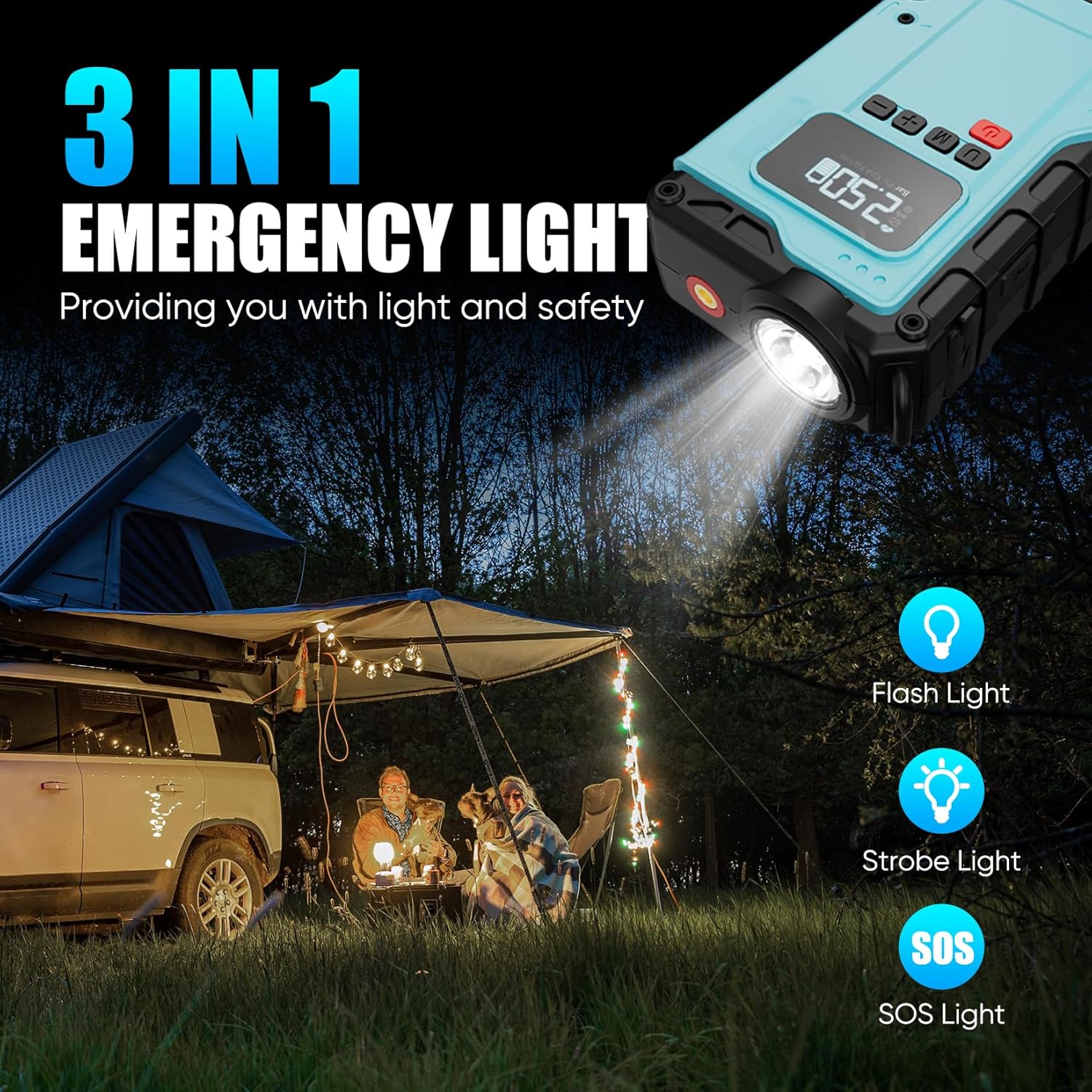 Emergency lighting modes