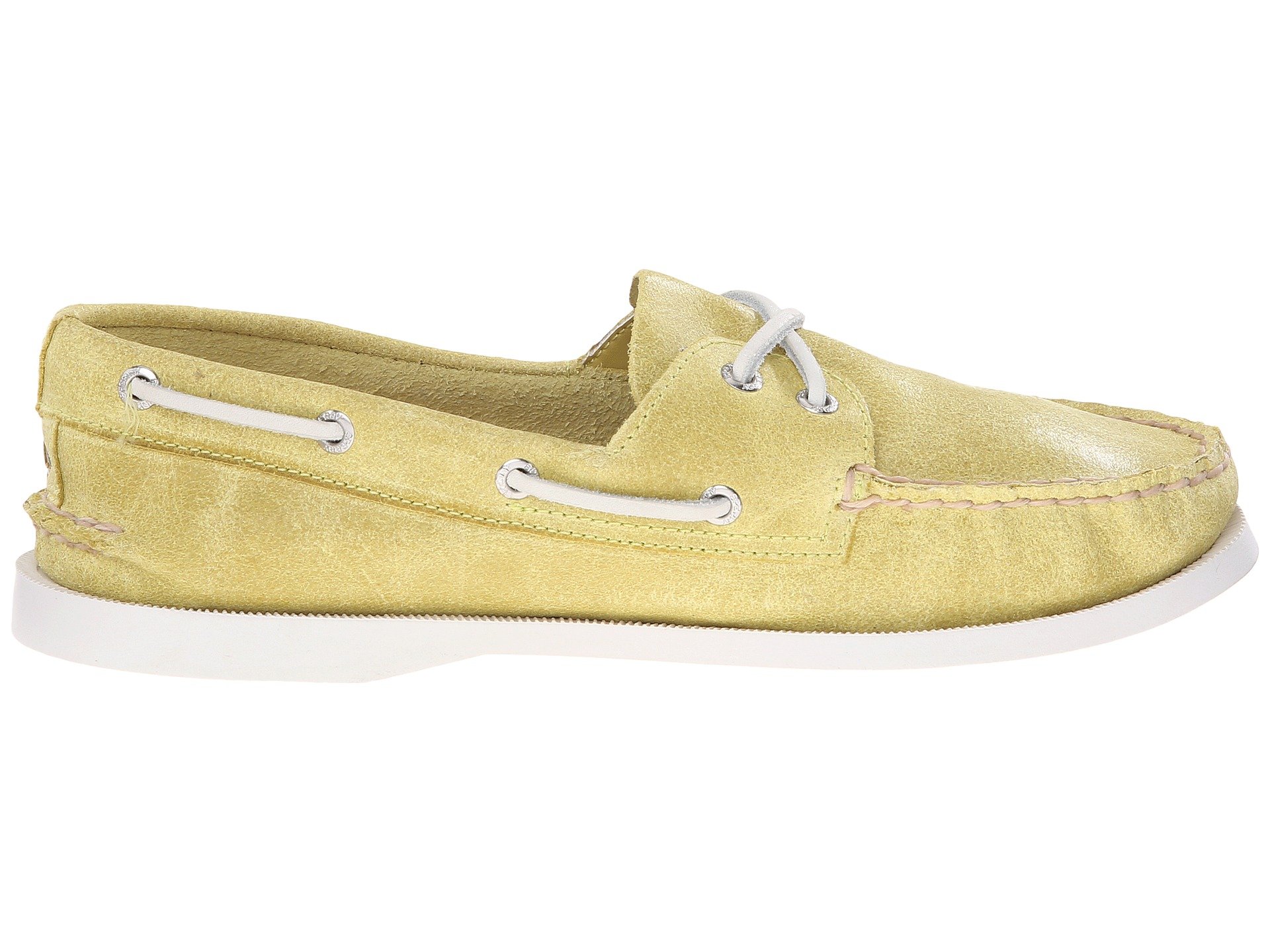 sperry white cap slide