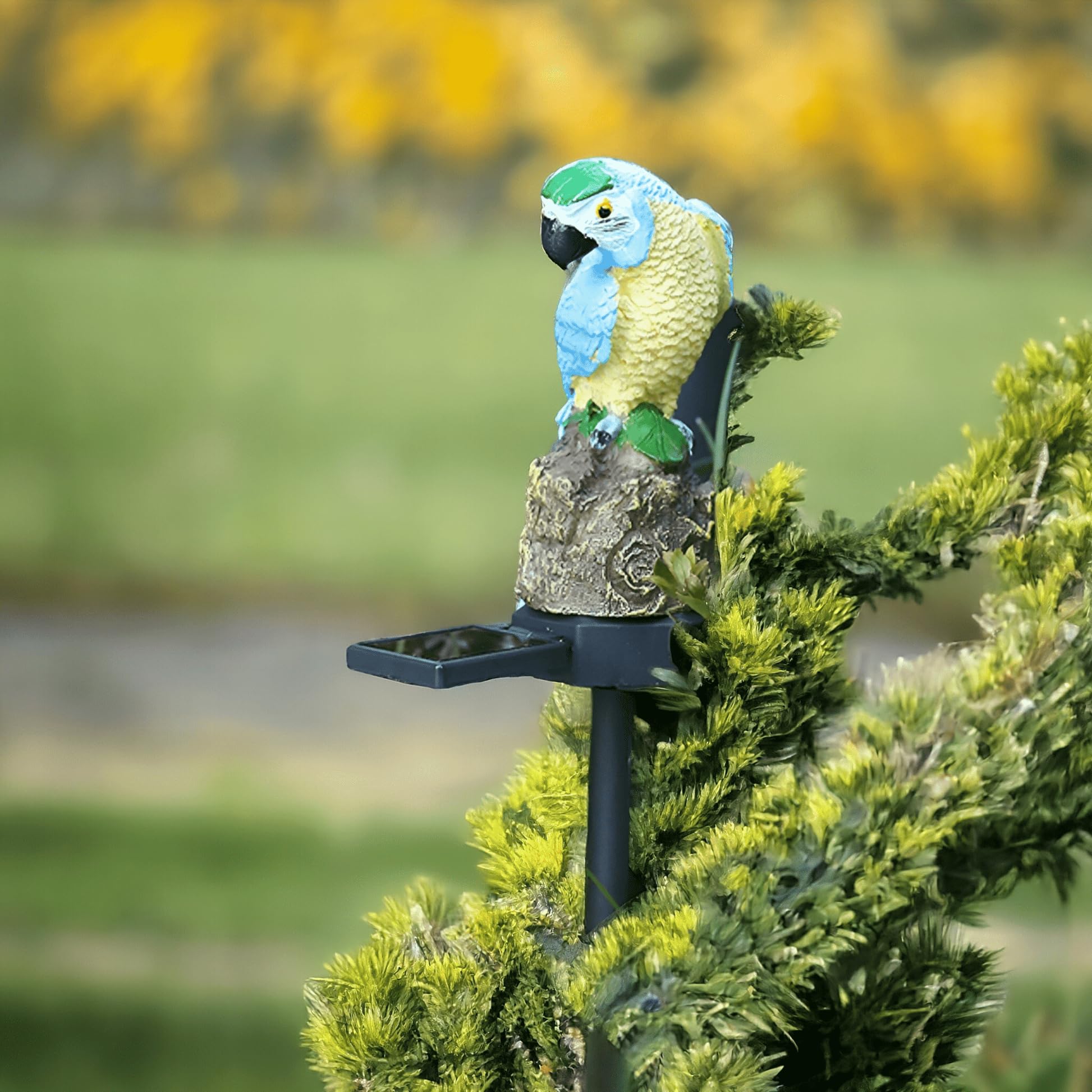 Epyz Solar Lights Outdoor Decorative Resin Parrot Solar Lights with Stake for Garden Lawn Pathway Yard Decortions [ Warm Yellow Light, BLUE ] (B0D845S3YD) Amazon Price History, Amazon Price Tracker