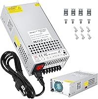 Vista 17 de VAYALT Fuente de alimentación de conmutación DC 12V 50A 600W, Convertidor de CA a CC de 110V/220V, Conmutación regulada universal, Fuente