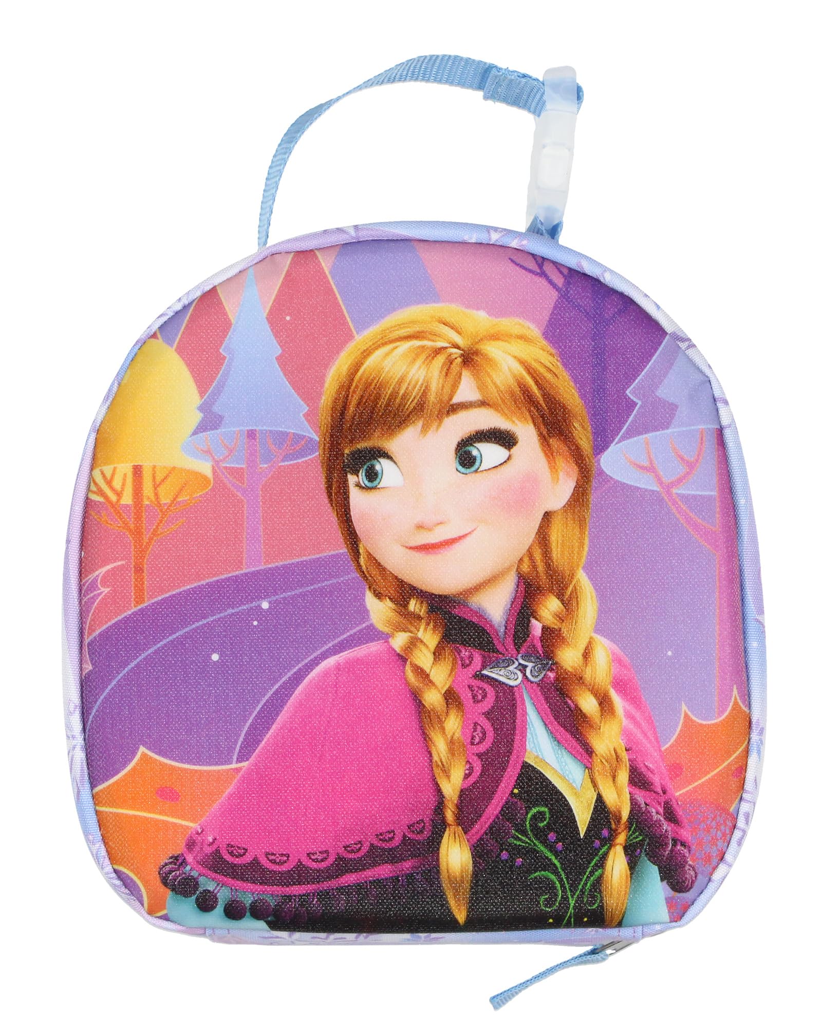 Disney Frozen Lunch Box Elsa And Anna 2-Sided Design Insulated Lunch Bag Tote - Image 4