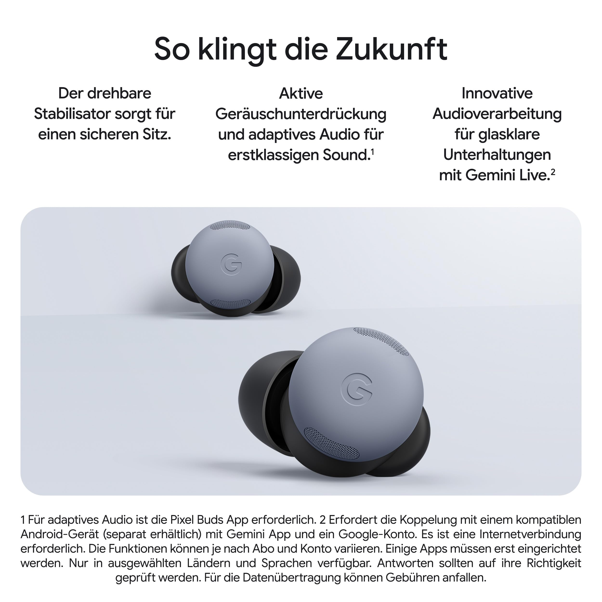 Google Pixel Buds Pro 2 - Wireless Earbuds with Active Noise Cancellation – Bluetooth Headphones - Hazel