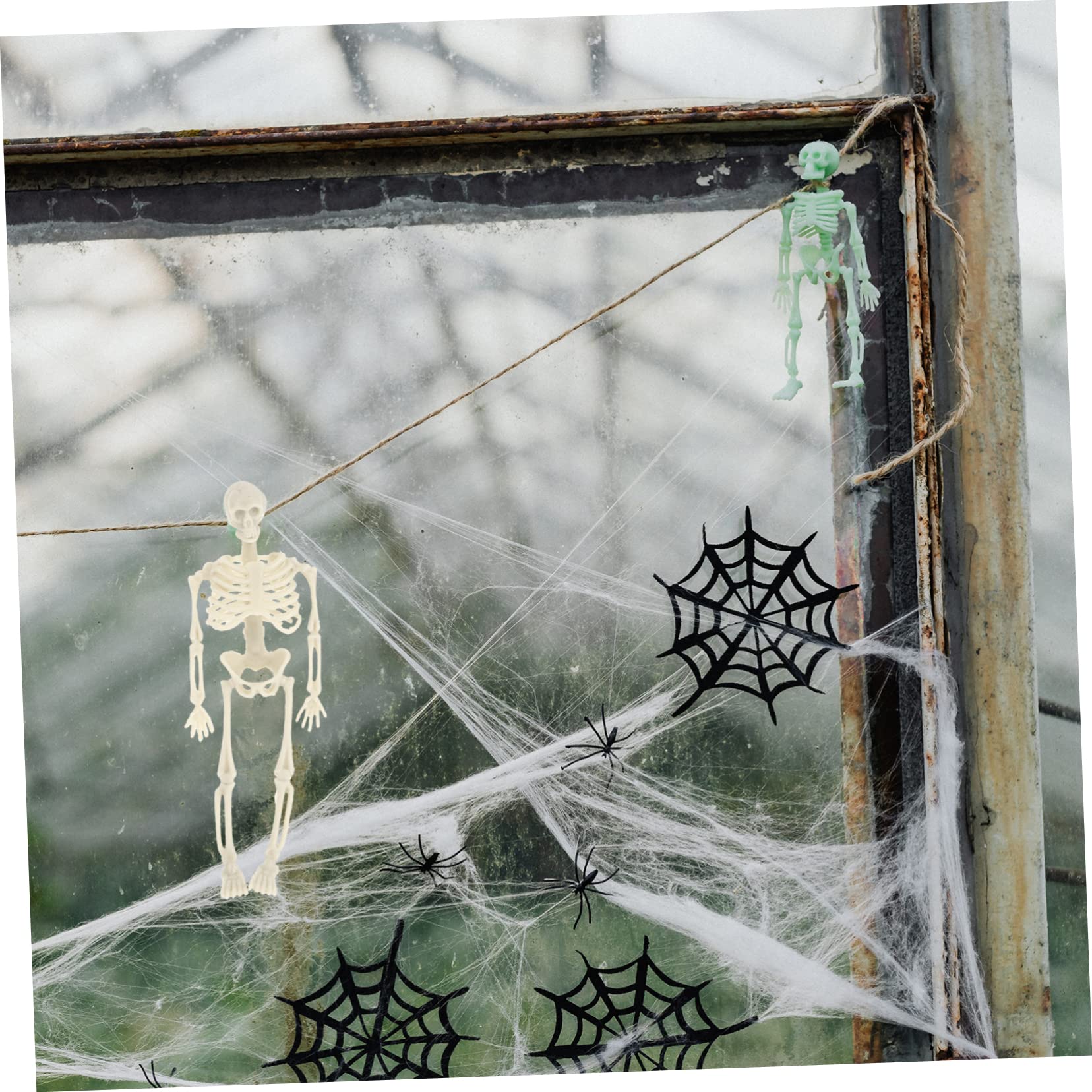 BESTonZON 5 Set Decorazione A Forma E Scheletro Decorazioni Halloween A Forma Scheletro Striscione A Forma Torso Scheletro A 6 Pezzi * 5