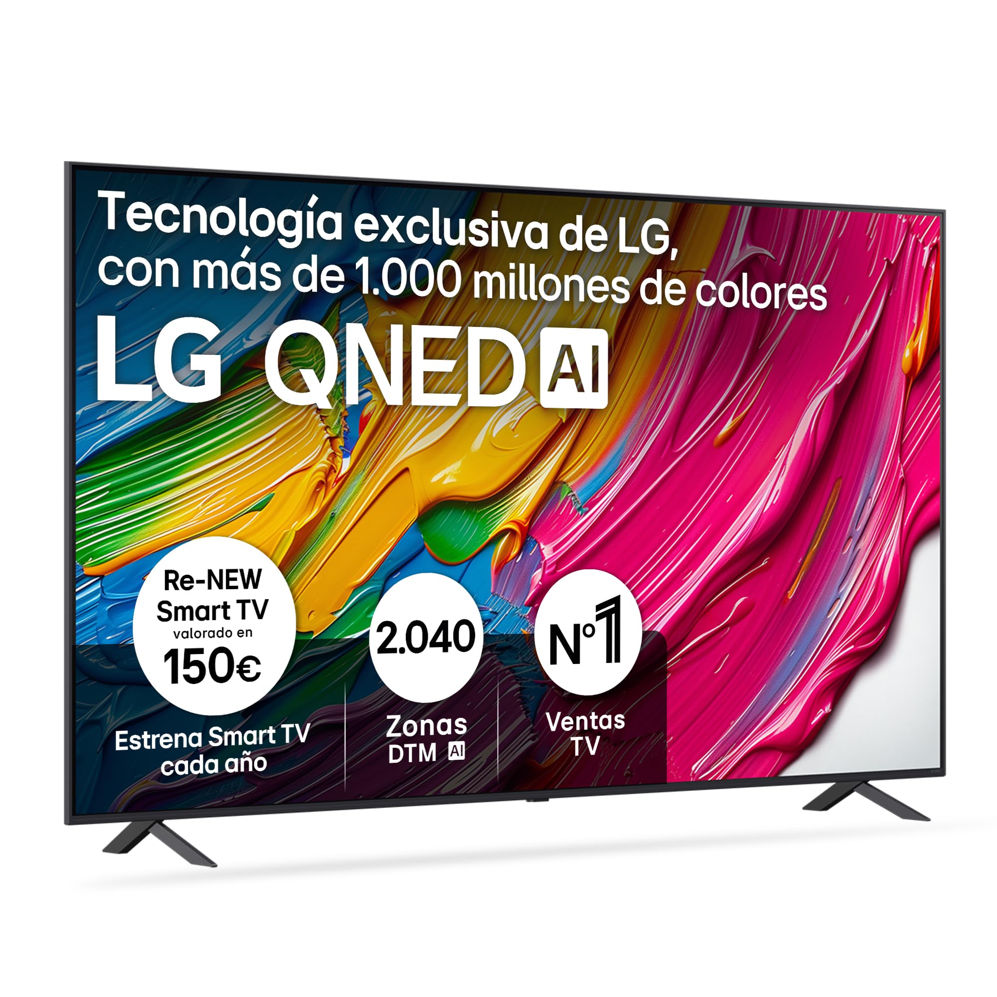 LG 55QNED85A6C - TV 55", 4K QNED EVO, Smart TV, WebOS 25, Procesador Potente e Inteligente, MiniLED AI, Super Upscaling, Dolby Vision y Dilgital Plus, Alexa/Google Assistant, Negro — view 18
