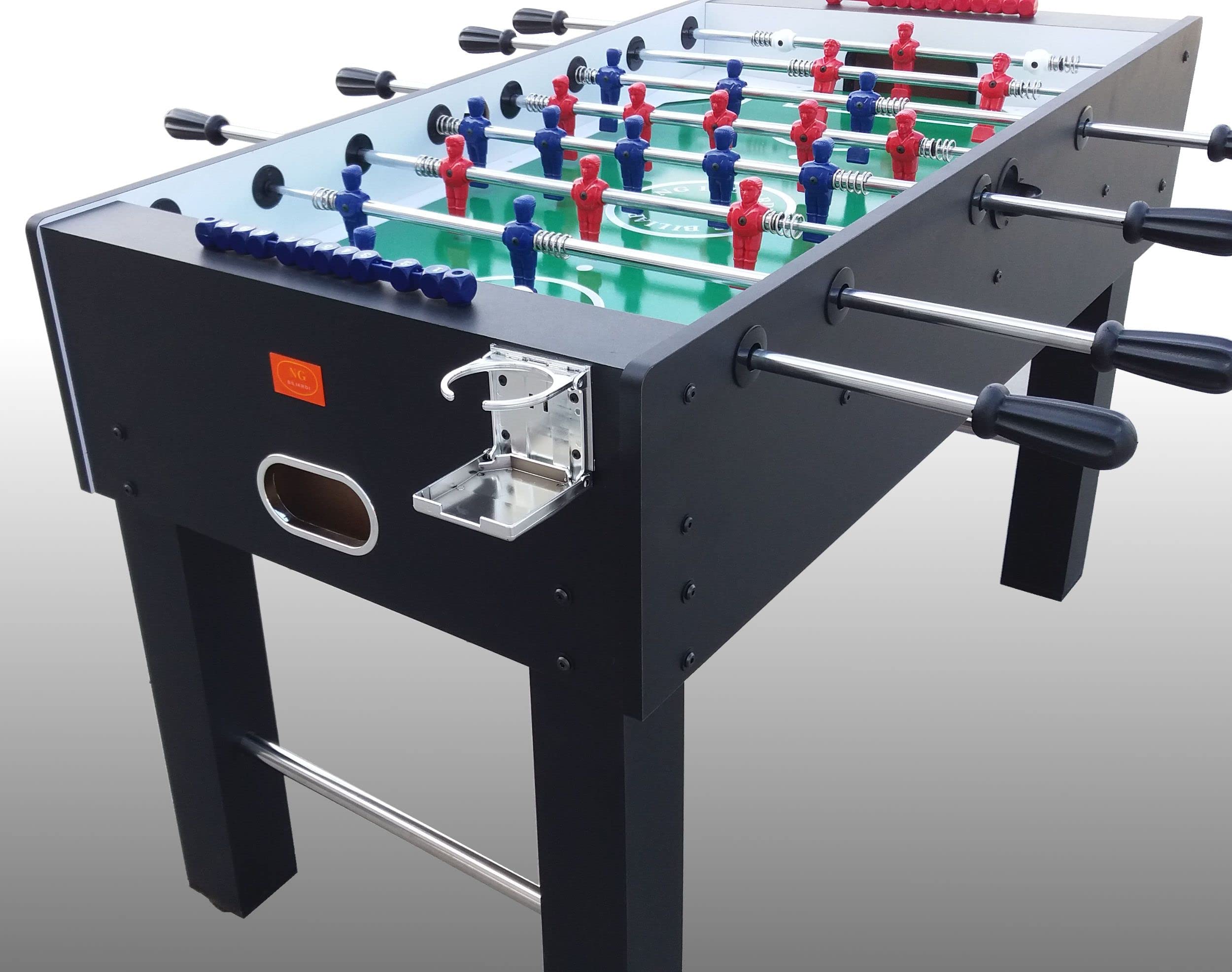 NG Biliardi Calcio Balilla Wembley - aste telescopiche - Dimensioni regolamentari +Palline