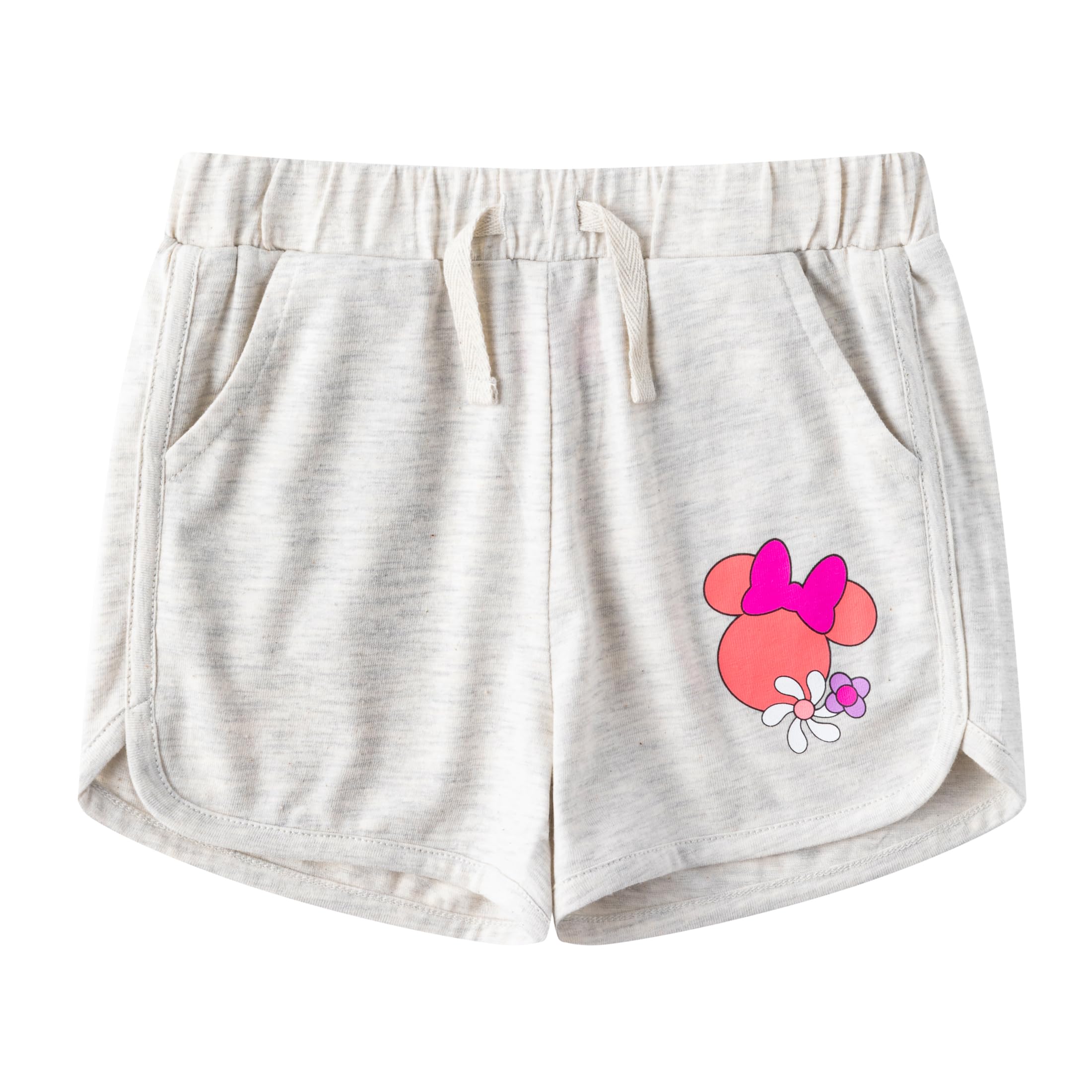 Disney Minnie Mouse - Conjunto de camiseta de manga corta y pantalones cortos de 3 piezas para niños pequeños y grandes