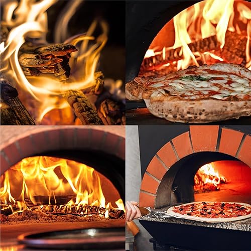 Miniatura 5 de EASYGO PRODUCTS Wood-12 Stix Horno de madera de 12 pulgadas, 100% roble seco al horno para cocinar pizza, asar a la parrilla, ahumar y barbacoa en