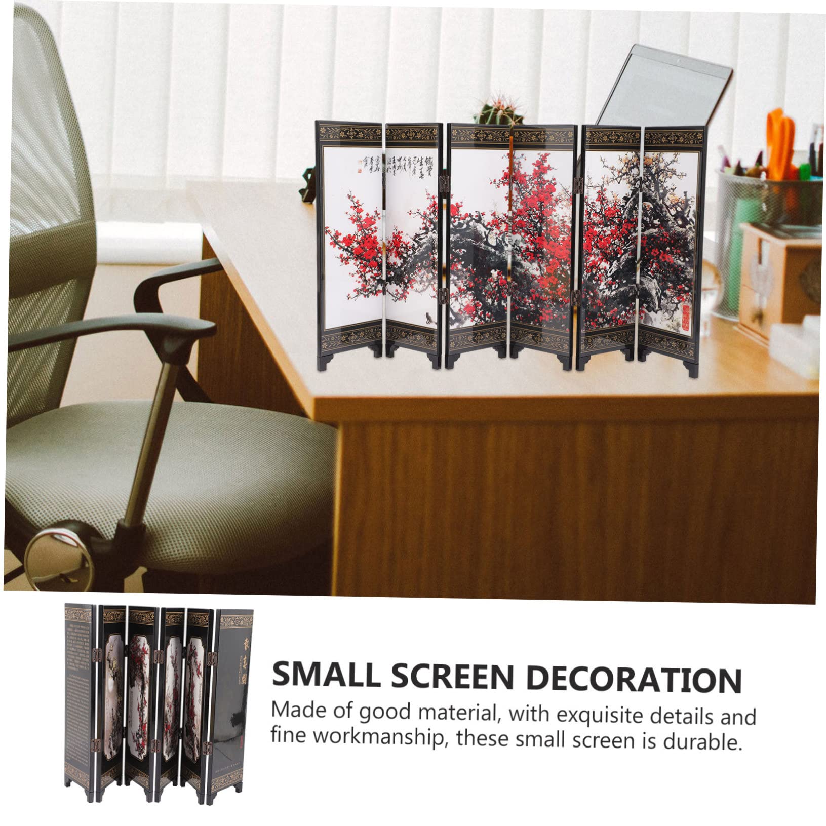 Paravento Ornamentale Sei Pannelli Decorazione Per Scrivania in Scena Fotografica Accessori Per Regalo Aziendale Mini Paravento Da