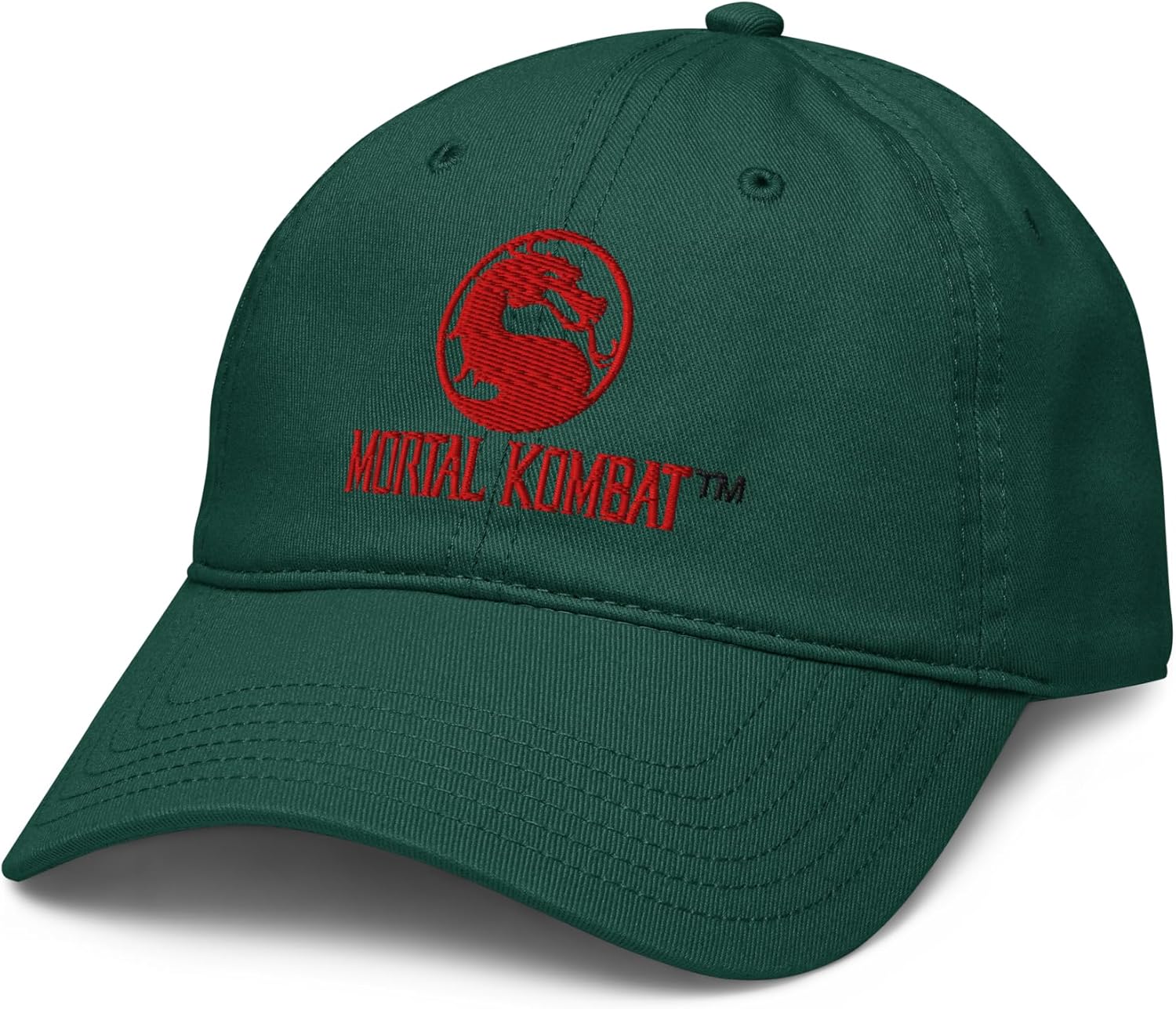 Mortal Kombat Dragon Logo Adjustable Baseball Hat