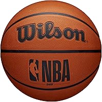 Wilson NBA DRV Series Basketball - Official NBA Outdoor Ball with Air Retention & Durable Grip for Youth Players