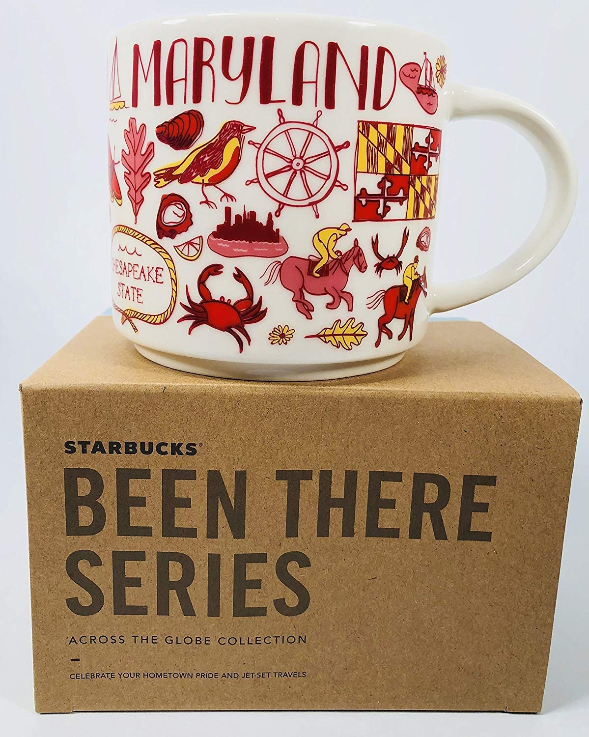 Amazon.co.jp: Starbucks Maryland Taza de cerámica Been There