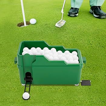 Amazon | ゴルフボールディスペンサーマシン、半自動ゴルフボール